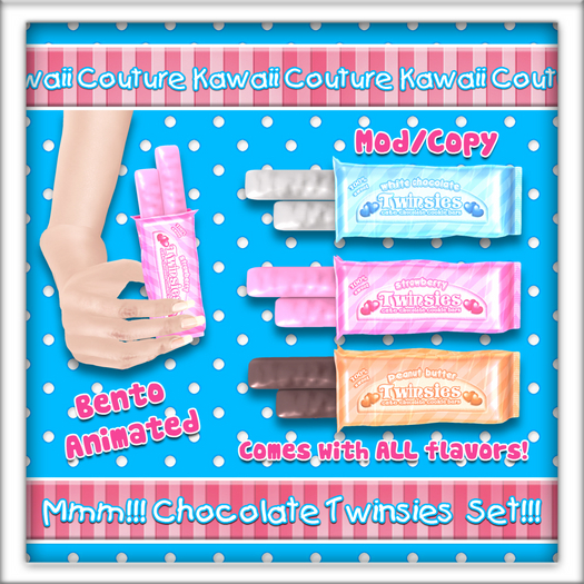 Second Life Marketplace [ Kawaii Couture ] Kawaii Candy Twinsies Set